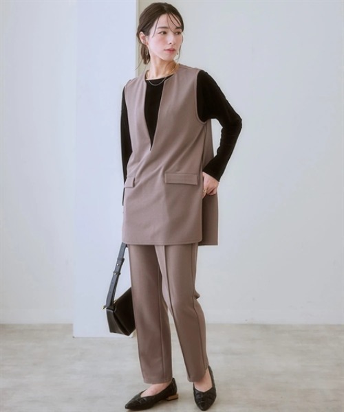 ベストセットアップ（ポケット付ベスト+パンツ）（スーツセット