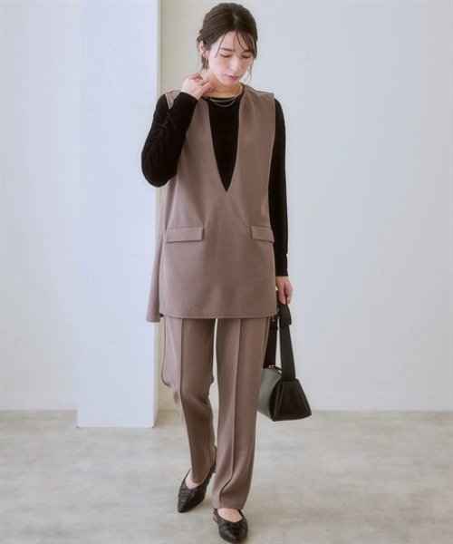 ベストセットアップ（ポケット付ベスト+パンツ）（スーツセット