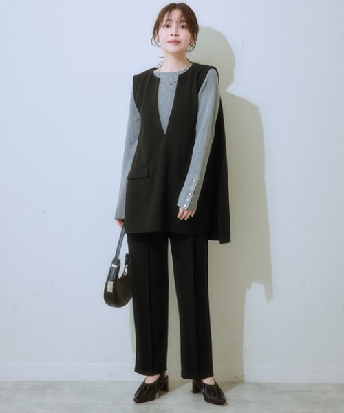 ベストセットアップ（ポケット付ベスト+パンツ）（スーツセット