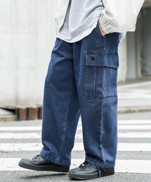 U.S. POLO ASSN. ロゴ刺繍オーバーサイズカーゴパンツ