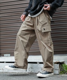 U.S. POLO ASSN. ロゴ刺繍オーバーサイズカーゴパンツ