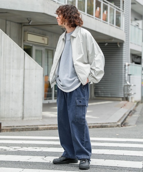 U.S. POLO ASSN. ロゴ刺繍オーバーサイズカーゴパンツ（カーゴパンツ