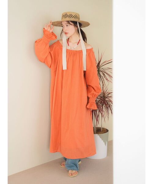 Ungrid(アングリッド)の「リボン付き透かし編みハット(ハット・レディース・ベージュ・FREE)」の12枚目の写真