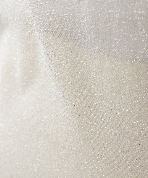 Whim Gazette（ウィムガゼット）の「ラメクルーネックプルオーバー  