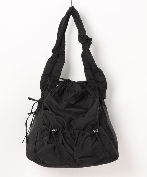 tiny tiny（ティニーティニー）の「ギャザードロストバッグ[tiny tiny(ティニーティニー)]（ショルダーバッグ・レディース・グリーン/アイボリー/ブラック/ブラック系その他/ピンク系その他/オレンジ・0）」の22枚目の写真