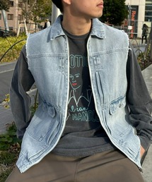 ■【SOUNDS GOOOOD / サウンズグッド】デニムベスト