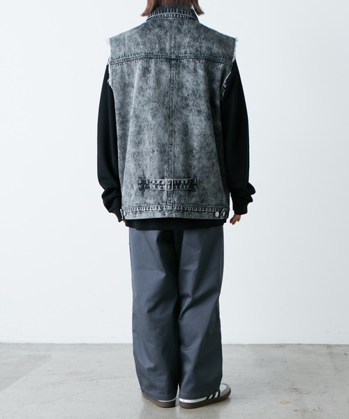 SOUNDSGOOOOD（サウンズグッド）の「■【SOUNDS GOOOOD / サウンズグッド】デニムベスト（ベスト・メンズ・サックスブルー/ブラック・ONE SIZE）」の19枚目の写真