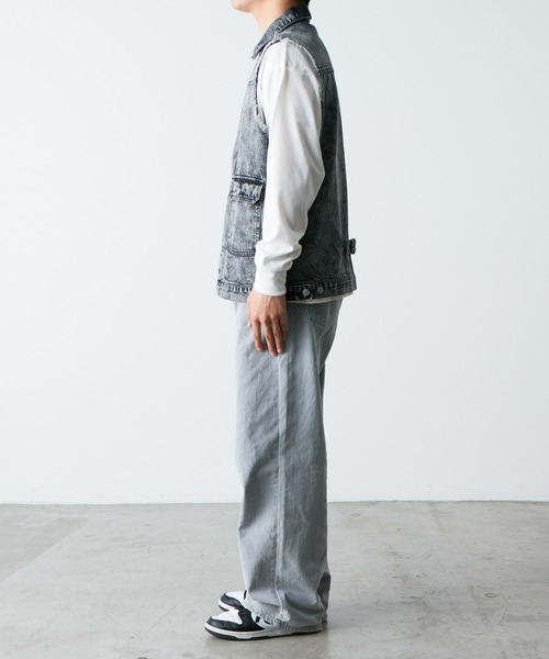 SOUNDSGOOOOD（サウンズグッド）の「■【SOUNDS GOOOOD / サウンズグッド】デニムベスト（ベスト・メンズ・サックスブルー/ブラック・ONE SIZE）」の22枚目の写真