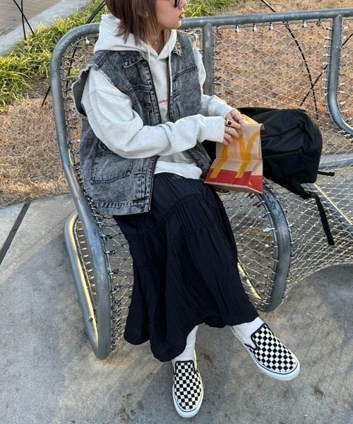 SOUNDSGOOOOD（サウンズグッド）の「■【SOUNDS GOOOOD / サウンズグッド】デニムベスト（ベスト・メンズ・サックスブルー/ブラック・ONE SIZE）」の5枚目の写真