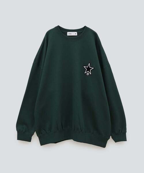 STAR★ TAFTING PATCH SWEAT