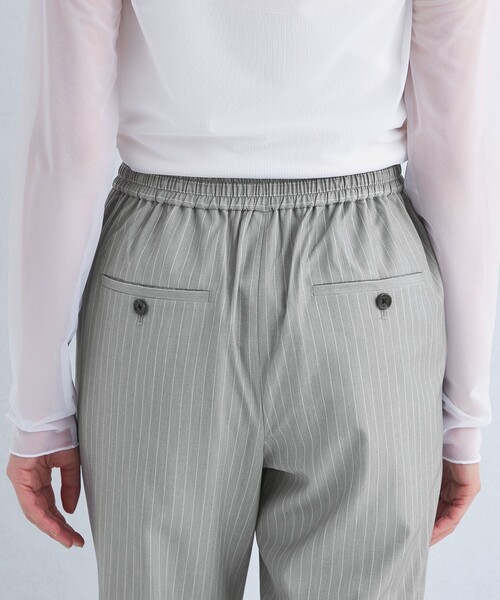 green label relaxing（グリーンレーベルリラクシング）の「【WEB限定】［size SHORT/TALLあり］T/R/PU オルマイ テーパード パンツ（その他パンツ・レディース・ブラック/ダークグレー/その他1/ライラック・40/38/42/36/34/SHORT/TALL）」の10枚目の写真