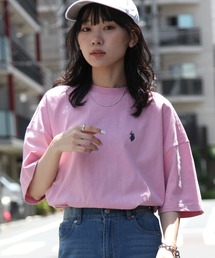 【U.S. POLO ASSN./ユーエスポロアッスン】 オーバーサイズ ポニー刺繍 ショートスリーブTシャツ
