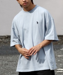 【U.S. POLO ASSN./ユーエスポロアッスン】 オーバーサイズ ポニー刺繍 ショートスリーブTシャツ