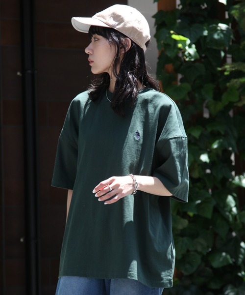 U.S. POLO ASSN.(ユーエスポロアッスン)の「【U.S. POLO ASSN./ユーエスポロアッスン】 オーバーサイズ ポニー刺繍 ショートスリーブTシャツ(Tシャツ/カットソー・メンズ・ペールイエロー/サックスブルー/ブラック/杢グレー/ダークグリーン/ネイビー/ベージュ/ピンク/ホワイト/チャコールグレー/アッシュグレー/ライトピンク/ダークブラウン/ブラック系1/オートミール・LL/L/M/S)」の10枚目の写真