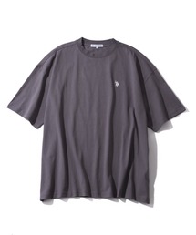 U.S. POLO ASSN.（ユーエスポロアッスン）の「【U.S. POLO ASSN./ユーエスポロアッスン】 オーバーサイズ ダブルホースマン刺繍 ショートスリーブTシャツ（Tシャツ/カットソー）」