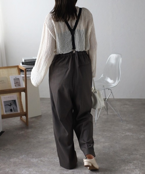 ap retro（アプレトロ）の「シアーメッシュトップス（Tシャツ/カットソー・レディース・アイボリー/ブラック・MEDIUM）」の14枚目の写真