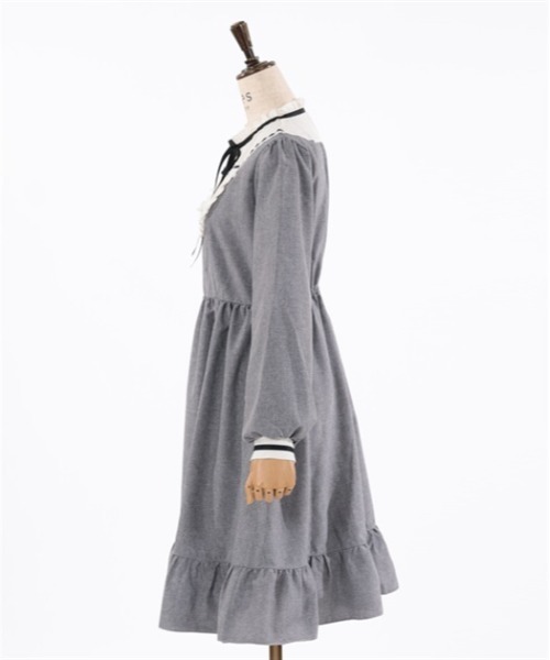 axes femme(アクシーズファム)の「ドーリーワンピース(ワンピース・レディース・グレー/ベージュ/ネイビー・FREE)」の8枚目の写真