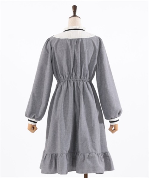 axes femme(アクシーズファム)の「ドーリーワンピース(ワンピース・レディース・グレー/ベージュ/ネイビー・FREE)」の9枚目の写真