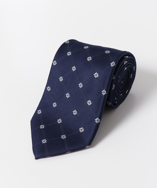 URBAN RESEARCH DOORS(アーバンリサーチドアーズ)の「LIFE STYLE TAILOR 24SS国内生地タイ小紋1(ネクタイ・メンズ・グレー/ネイビー・-)」の2枚目の写真