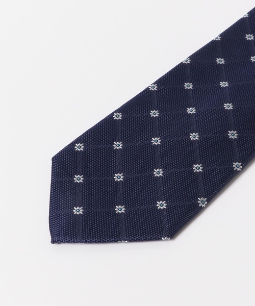 URBAN RESEARCH DOORS(アーバンリサーチドアーズ)の「LIFE STYLE TAILOR 24SS国内生地タイ小紋1(ネクタイ・メンズ・グレー/ネイビー・-)」の6枚目の写真