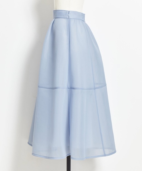 NOELA(ノエラ)の「ダンボールオーガンジースカート(スカート・レディース・ブラック/ライトグリーン/サックスブルー・S/M)」の9枚目の写真