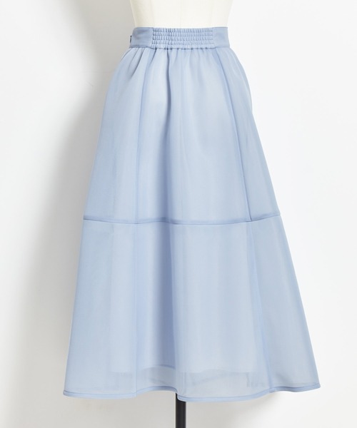 NOELA(ノエラ)の「ダンボールオーガンジースカート(スカート・レディース・ブラック/ライトグリーン/サックスブルー・S/M)」の10枚目の写真