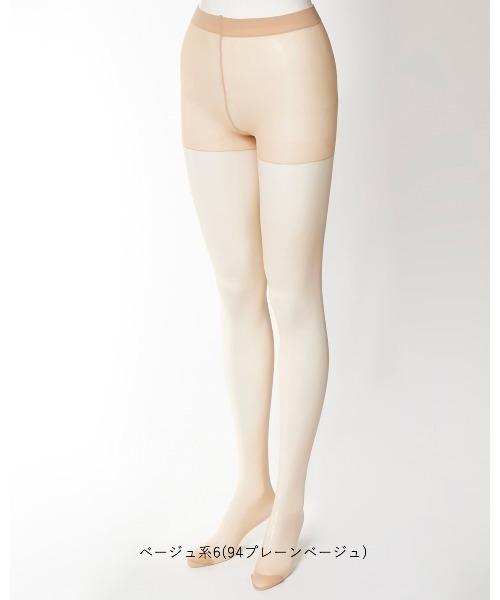 tutuanna（チュチュアンナ）の「【3足組】感動のストッキング(美肌)（タイツ/ストッキング・レディース・ベージュ系7/ベージュ系6/ブラック/ライトベージュ/ナチュラル・S-M/L-XL/M-L）」の13枚目の写真