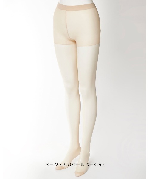 tutuanna（チュチュアンナ）の「【3足組】感動のストッキング(美肌)（タイツ/ストッキング・レディース・ベージュ系7/ベージュ系6/ブラック/ライトベージュ/ナチュラル・S-M/L-XL/M-L）」の11枚目の写真