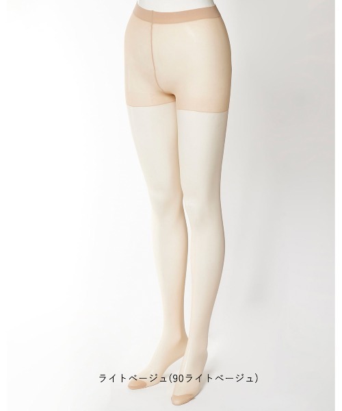 tutuanna（チュチュアンナ）の「【3足組】感動のストッキング(美肌)（タイツ/ストッキング・レディース・ベージュ系7/ベージュ系6/ブラック/ライトベージュ/ナチュラル・S-M/L-XL/M-L）」の9枚目の写真