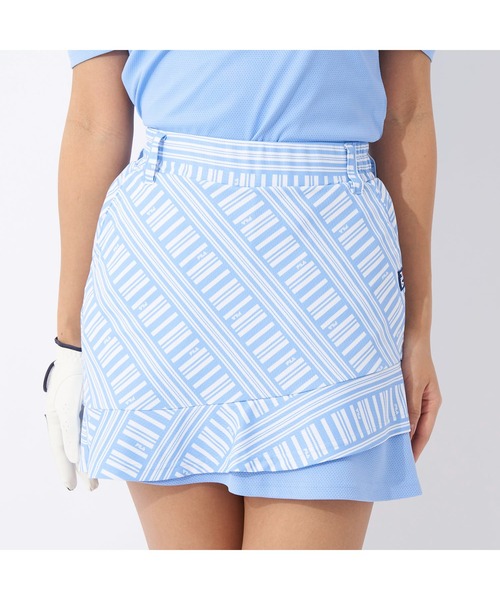 【セール】FILA GOLF/フィラゴルフ ゴルフウェア 吸汗速乾 UVカット 接触冷感 遮熱 ミニ丈 ラッフルスカート（スカート）｜FILA GOLF（フィラゴルフ ）