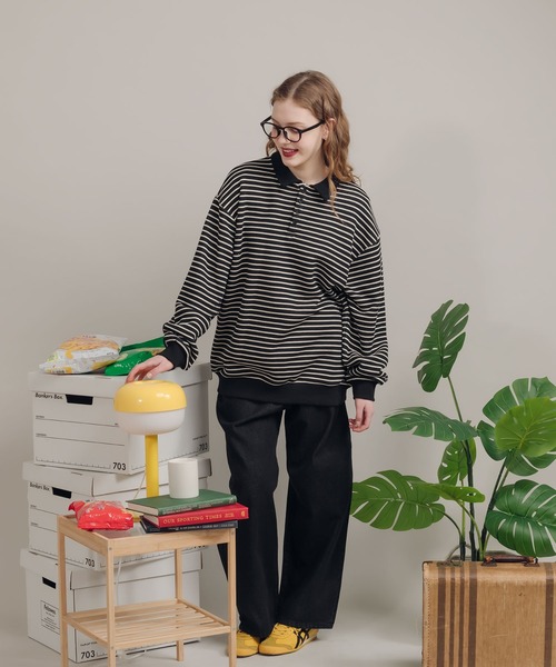 MUHET（ミュエータ）の「【セットアップ可能】ストレートデニムパンツ（デニムパンツ・レディース・ブラック/ブルー/ダークインディゴブルー・MEDIUM/SMALL/X-SMALL/LARGE）」の20枚目の写真