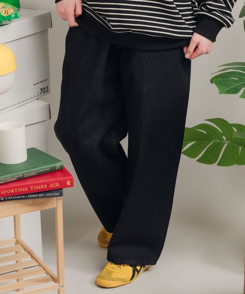 MUHET（ミュエータ）の「【セットアップ可能】ストレートデニムパンツ（デニムパンツ・レディース・ブラック/ブルー/ダークインディゴブルー・MEDIUM/SMALL/X-SMALL/LARGE）」の16枚目の写真