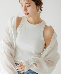 カップ付きアメスリタンクトップ