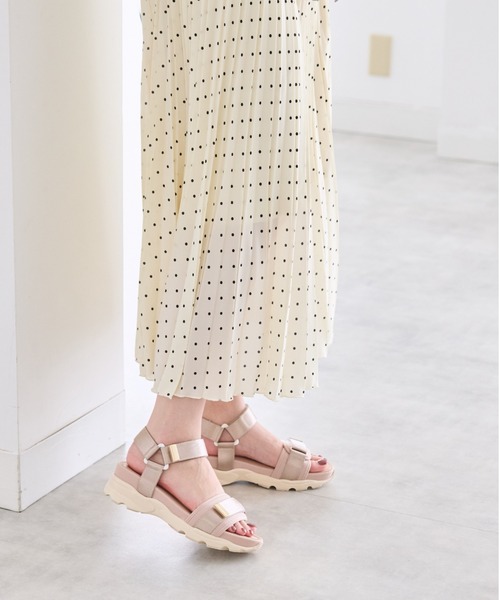 JELLY BEANS（ジェリービーンズ）の「ジップベルトスポーツサンダル (211-30295)JELLY BEANS(ジェリービーンズ)（サンダル・レディース・ブラック/アイボリー/ライトピンク・S/M/L）」の18枚目の写真