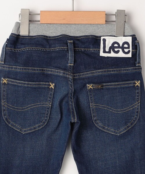 Lee(リー)の「Lee:100~160cm / リブ ストレッチ テーパード デニム(デニムパンツ・キッズ・ブルー/ネイビー/ライトブルー・100/110/120/130/140/150/M/160)」の18枚目の写真