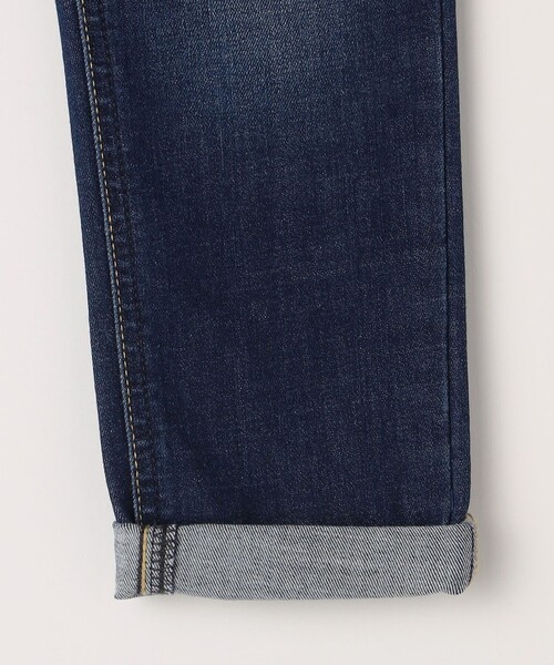 Lee(リー)の「Lee:100~160cm / リブ ストレッチ テーパード デニム(デニムパンツ・キッズ・ブルー/ネイビー/ライトブルー・100/110/120/130/140/150/M/160)」の19枚目の写真