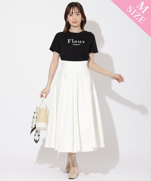 WILLSELECTION（ウィルセレクション）の「デニムフレアスカート（デニムスカート・レディース・オフホワイト/ブルー・SMALL/MEDIUM）」の3枚目の写真