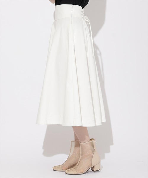 WILLSELECTION（ウィルセレクション）の「デニムフレアスカート（デニムスカート・レディース・オフホワイト/ブルー・SMALL/MEDIUM）」の12枚目の写真