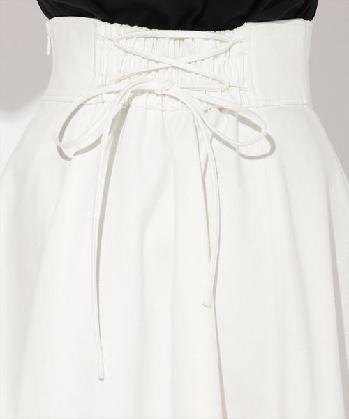 WILLSELECTION（ウィルセレクション）の「デニムフレアスカート（デニムスカート・レディース・オフホワイト/ブルー・SMALL/MEDIUM）」の16枚目の写真