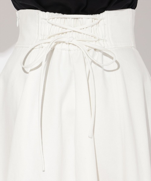 WILLSELECTION（ウィルセレクション）の「デニムフレアスカート（デニムスカート・レディース・オフホワイト/ブルー・SMALL/MEDIUM）」の9枚目の写真