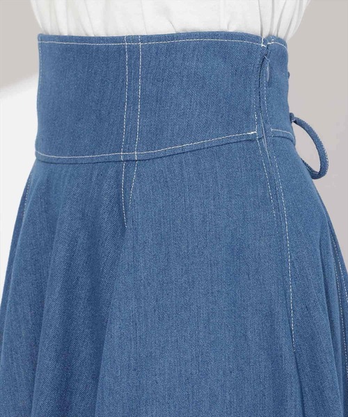 WILLSELECTION（ウィルセレクション）の「デニムフレアスカート（デニムスカート・レディース・オフホワイト/ブルー・SMALL/MEDIUM）」の21枚目の写真