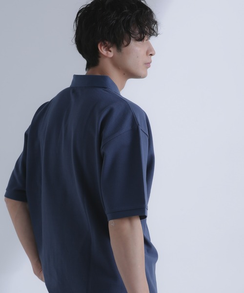 PENNEYS（ぺニーズ）の「｢PENNEYS別注｣ワンポイント鹿の子ポロ 半袖（ポロシャツ・メンズ・ブラック/グリーン/ネイビー・M/L）」の12枚目の写真