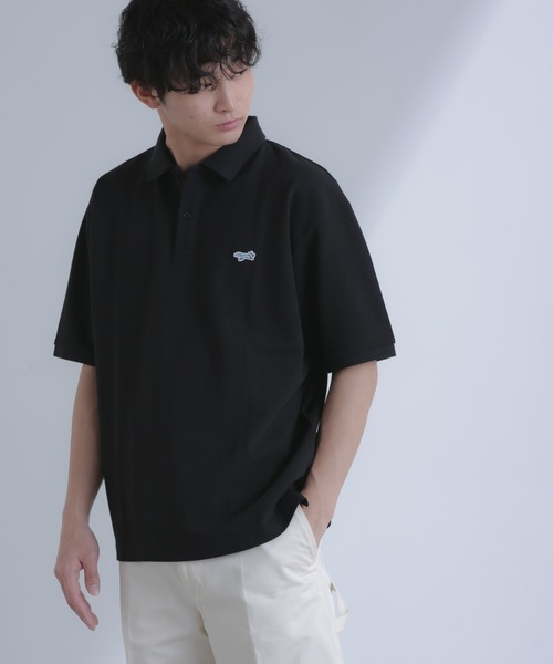 PENNEYS（ぺニーズ）の「｢PENNEYS別注｣ワンポイント鹿の子ポロ 半袖（ポロシャツ・メンズ・ブラック/グリーン/ネイビー・M/L）」の17枚目の写真