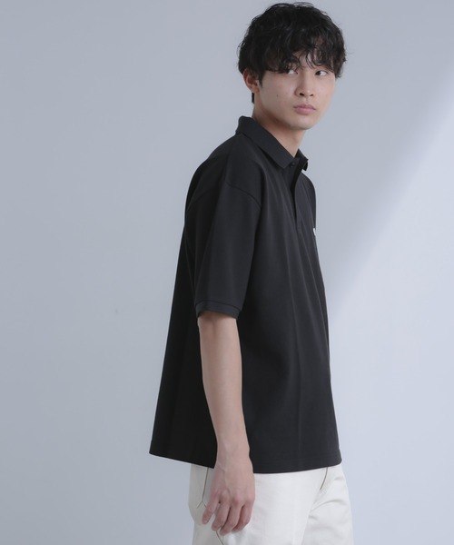 PENNEYS（ぺニーズ）の「｢PENNEYS別注｣ワンポイント鹿の子ポロ 半袖（ポロシャツ・メンズ・ブラック/グリーン/ネイビー・M/L）」の18枚目の写真