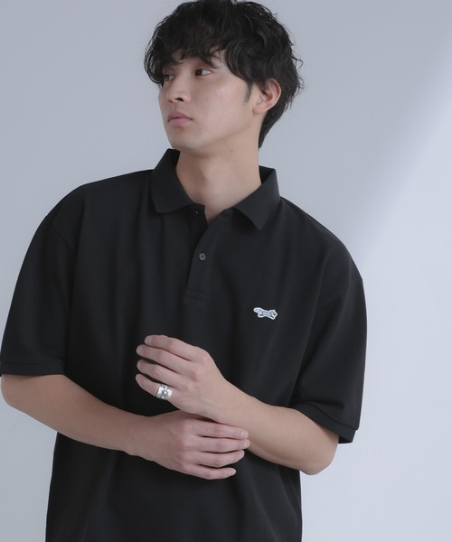 PENNEYS（ぺニーズ）の「｢PENNEYS別注｣ワンポイント鹿の子ポロ 半袖（ポロシャツ・メンズ・ブラック/グリーン/ネイビー・M/L）」の19枚目の写真