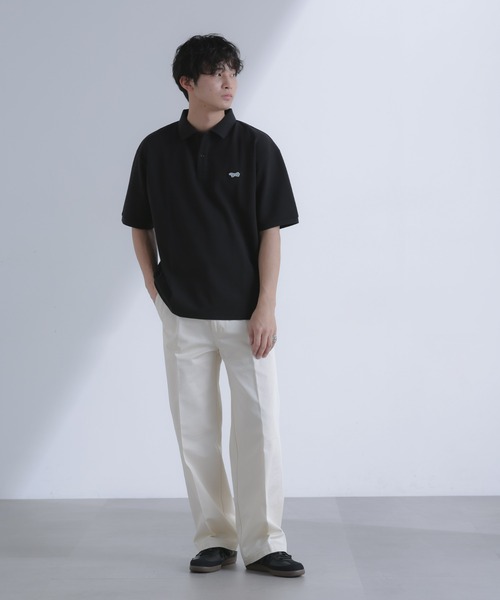 PENNEYS（ぺニーズ）の「｢PENNEYS別注｣ワンポイント鹿の子ポロ 半袖（ポロシャツ・メンズ・ブラック/グリーン/ネイビー・M/L）」の20枚目の写真