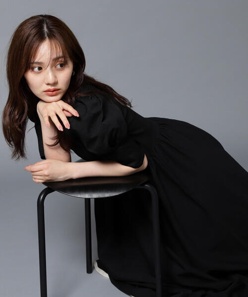 PROPORTION BODY DRESSING(プロポーションボディドレッシング)の「バイカラーニットワンピース / 1214140416(ワンピース・レディース・ベージュ/ブラック・SMALL/MEDIUM)」の21枚目の写真