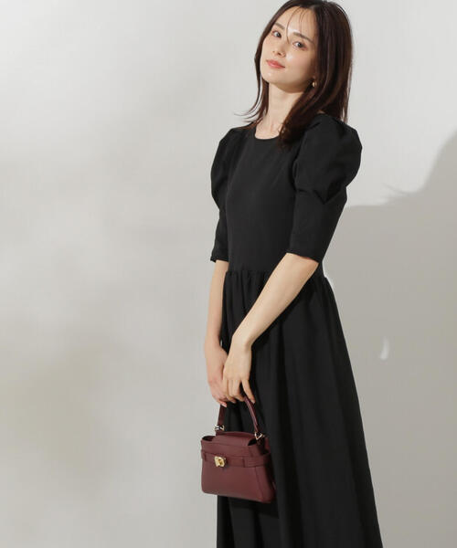 セール】バイカラーニットワンピース / 1214140416（ワンピース  