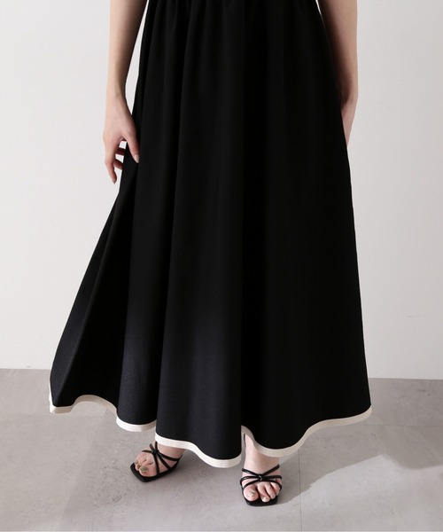 PROPORTION BODY DRESSING(プロポーションボディドレッシング)の「バイカラーニットワンピース / 1214140416(ワンピース・レディース・ベージュ/ブラック・SMALL/MEDIUM)」の18枚目の写真