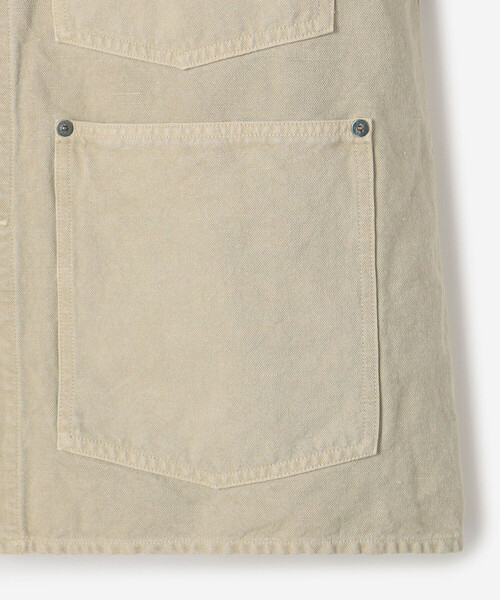 Kaptain Sunshine（キャプテン サンシャイン）の「KAPTAIN SUNSHINE | コットンヘンプ カバーオールジャケット MEN（カバーオール・メンズ・ベージュ・40/38）」の7枚目の写真
